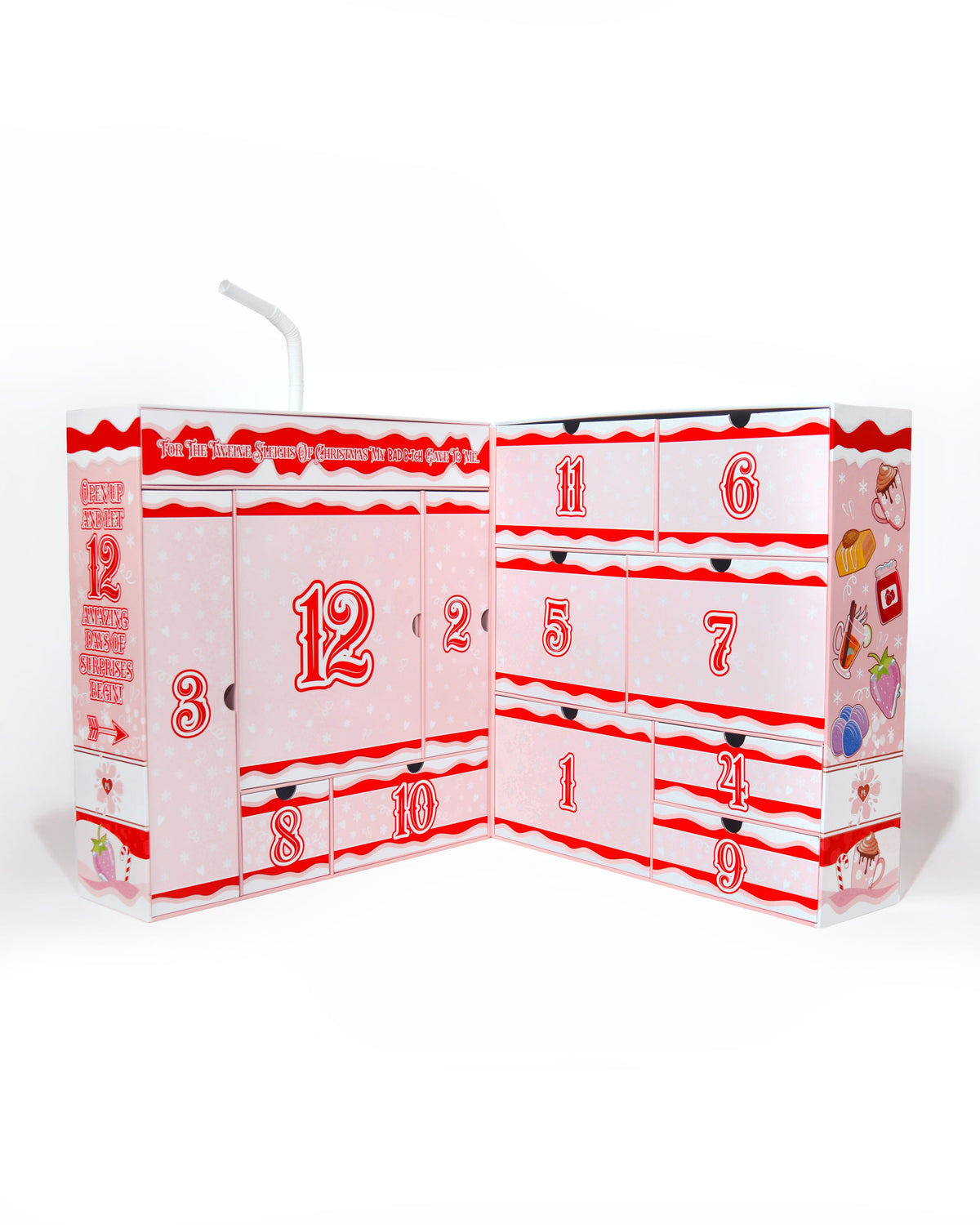 (BOX ONLY) 12 Sleighs Of Christmas Bad Bitch Skincare Advent Calendar