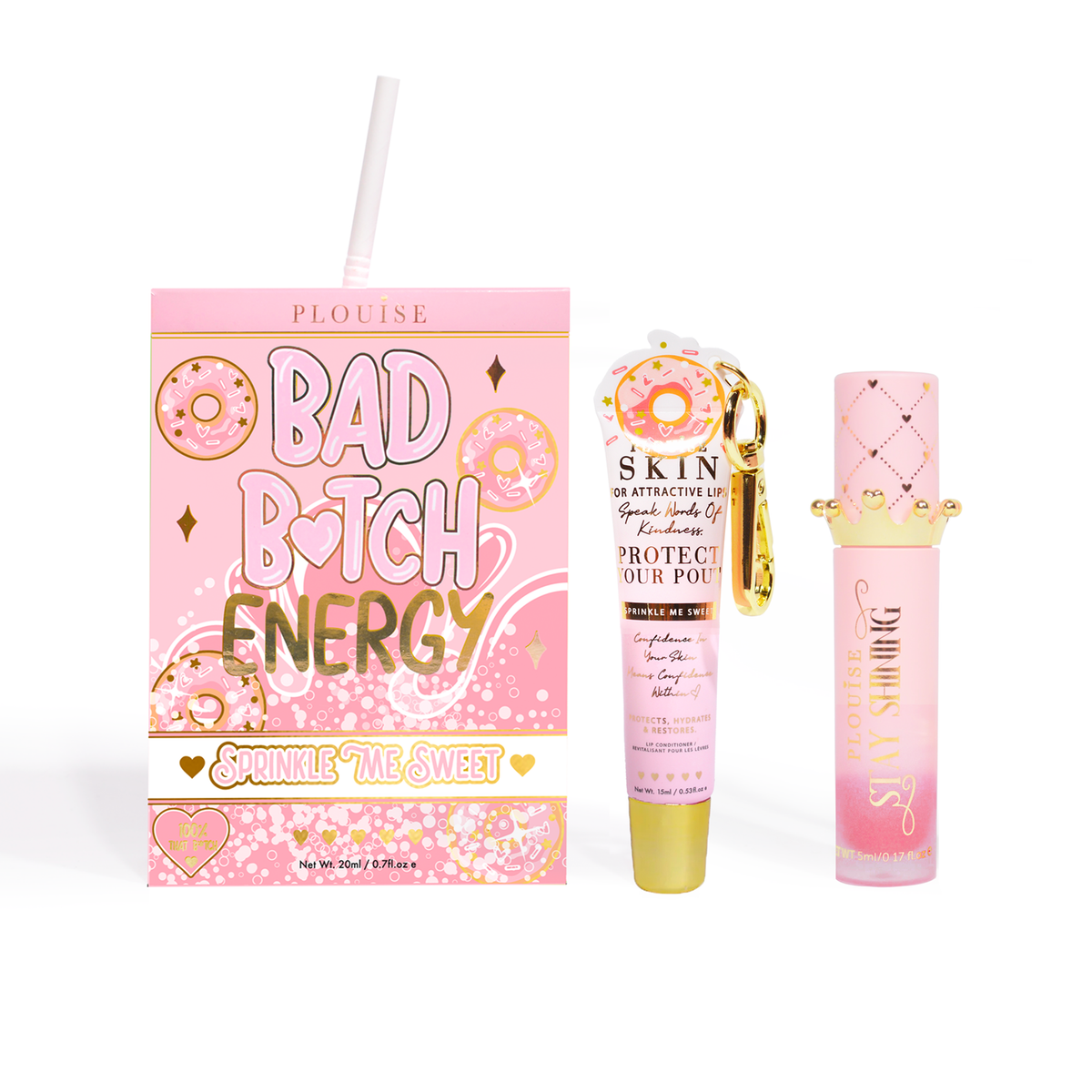 Bad Bitch Energy Lip Conditioner & Lip Oil Duo - Hidden Gems